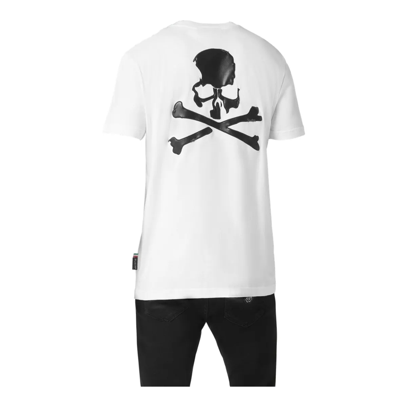 Philipp Plein T-Shirt T-Shirt Skull&Bones weiss(Image 2)