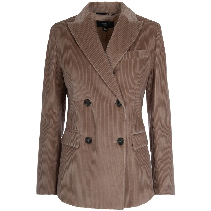 Max Mara Veste de transition Jackets Sand beige