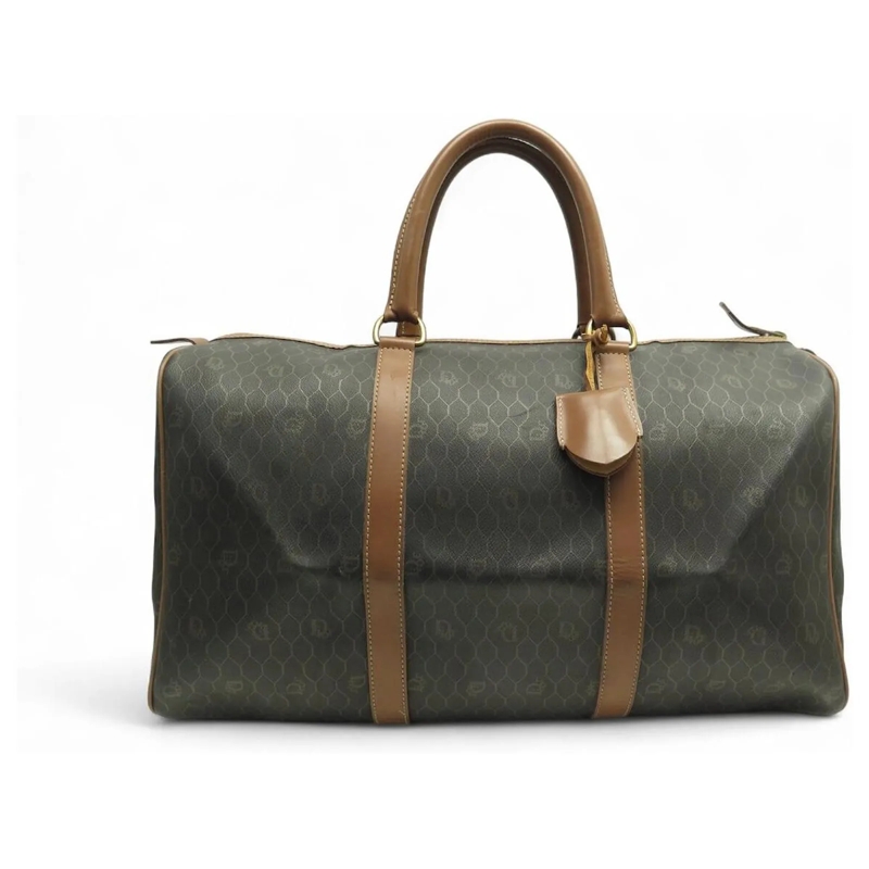 Christian Dior Weekender REISETASCHE CHRISTIAN DIOR 45 AUS BIEGENSTOFF mehrfarbig