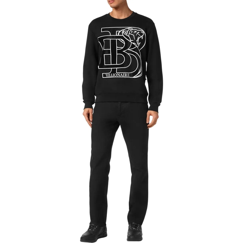 BILLIONAIRE Top Sweatshirt schwarz(Image 3)