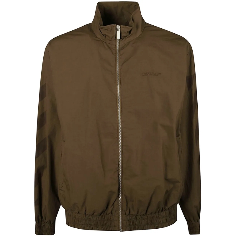 Off-White Doudoune Diag Tracktop Jacket Green grün