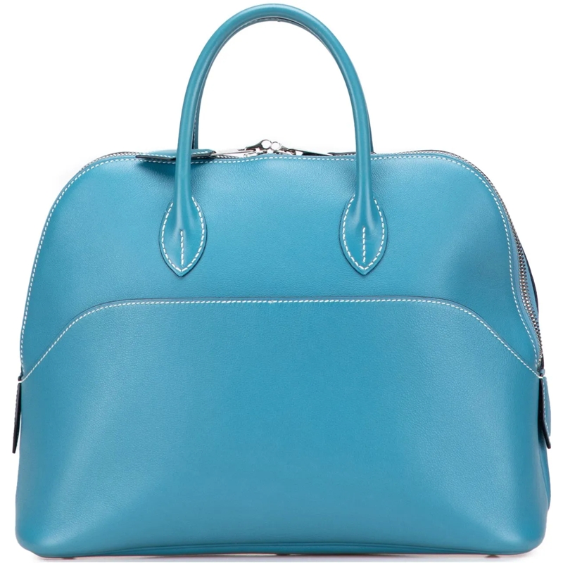 Hermès Tote Swift Bolide 1923 30 blau