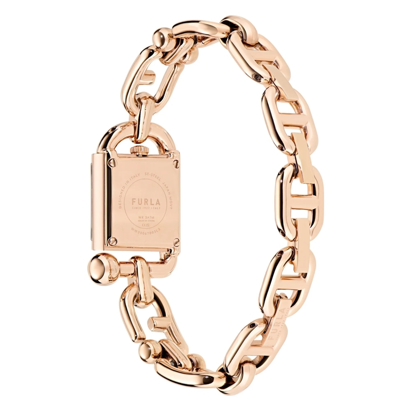 Furla Quarzuhr Quarz-Analoguhr Furla Mianuvola Square rosa(Image 3)