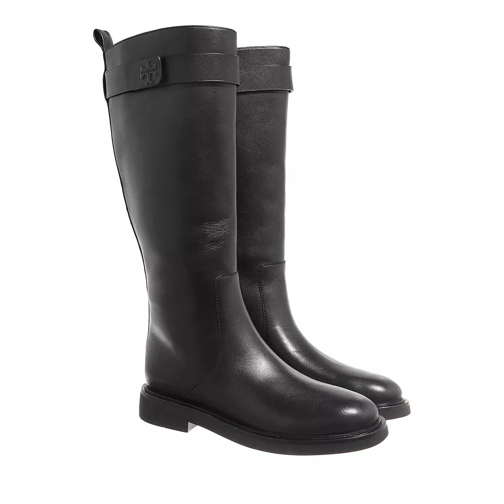 Tory Burch Double T Tall Boot Perfect Black Laars