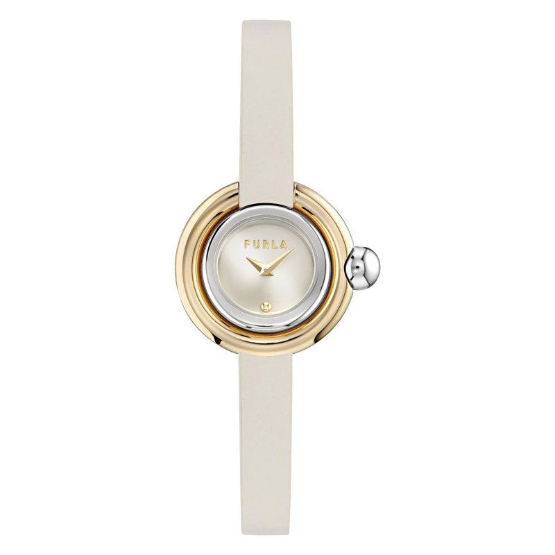 Furla Quarzuhr Quarz-Analoguhr Furla Piercing weiss