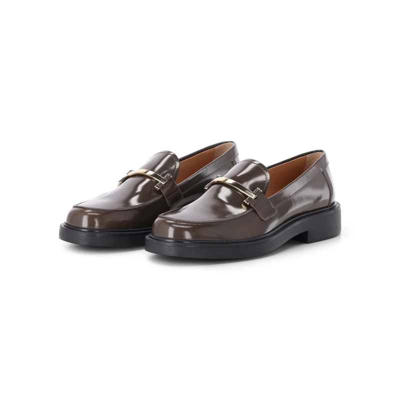 Tod's Schnürschuhe Loafers aus Leder Braun