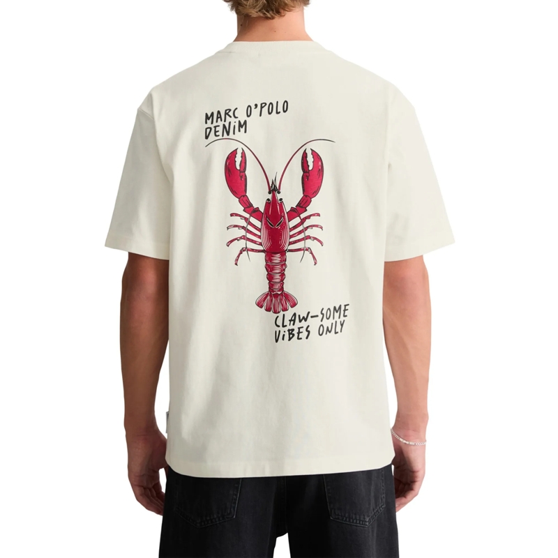Marc O´Polo Hemd Herren T-Shirt von Marc O'Polo Denim. In schwerer  weiss(Image 3)