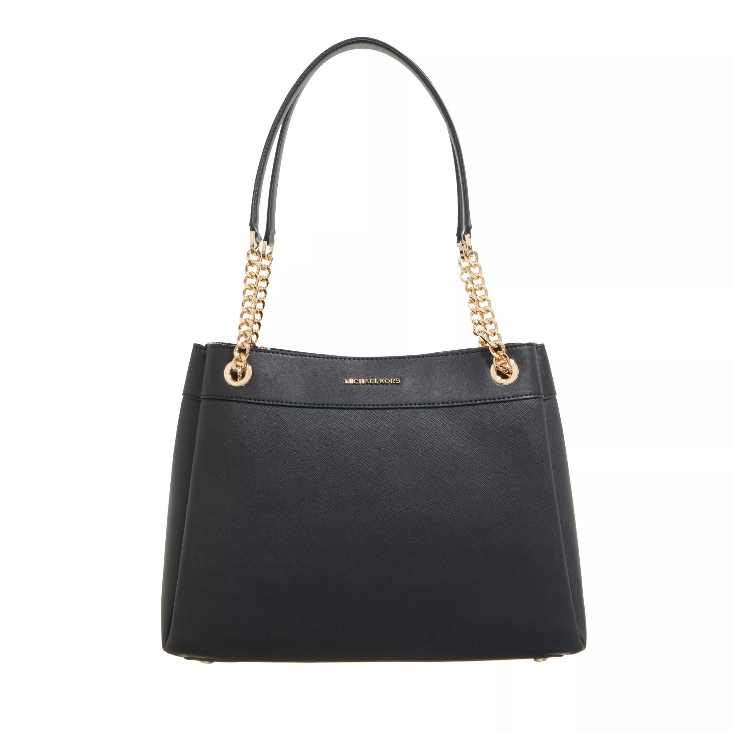 Michael Kors Shopper - Lori Medium Chain Shoulder Tote - Gr. unisize - in Schwarz - für Damen