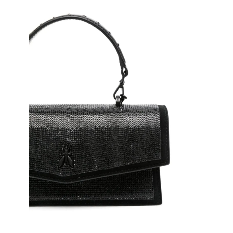 Patrizia Pepe Schultertasche Bag With Rhinestones Black(Image 7)