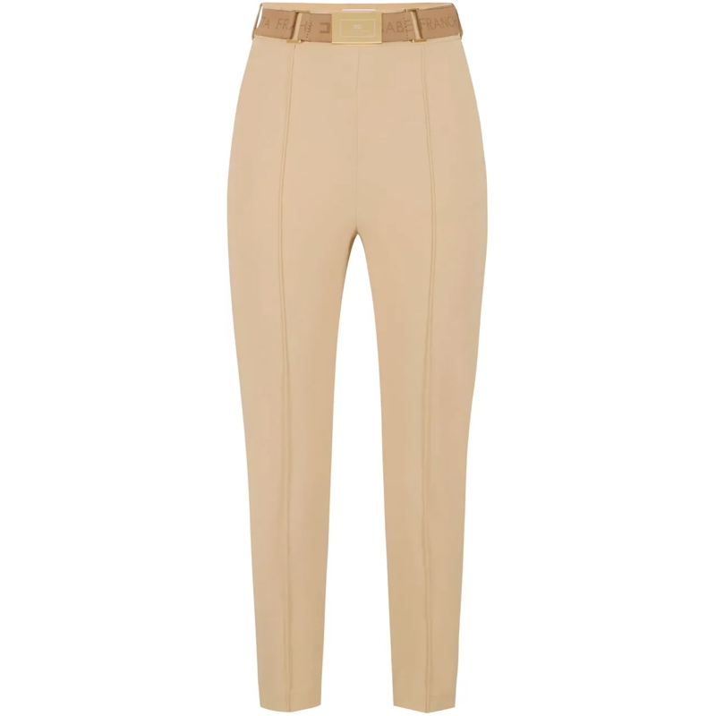 Elisabetta Franchi  Trousers Camel beige