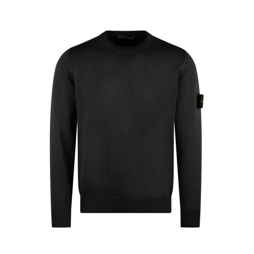 Stone Island Pullover Roundneck Sweater Black