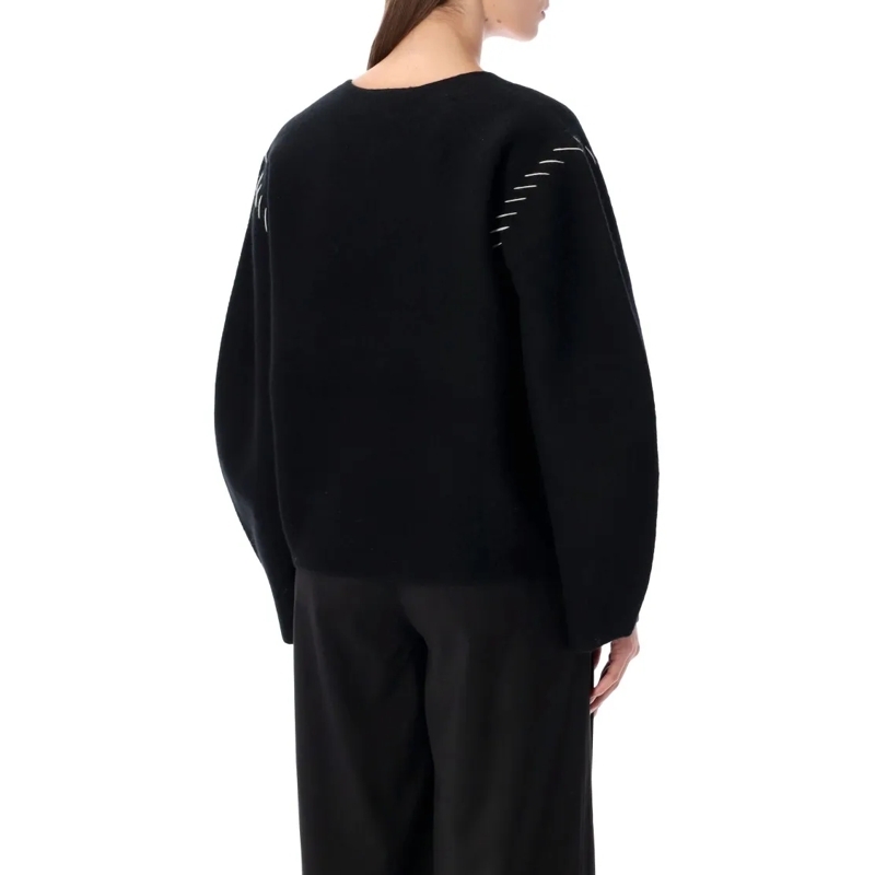 THE GARMENT Pull Oslo Black Wool Sweater Black