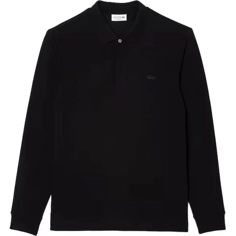 Lacoste Polohemd Polo lm uni schwarz