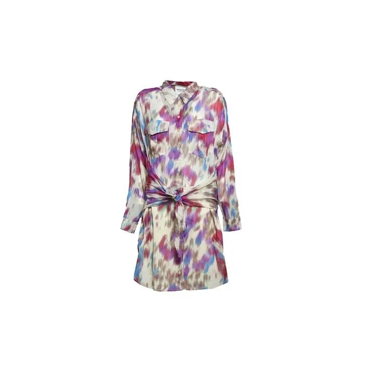オールインワン・サロペット Isabel Marant Etoile Nueva Short Dress In Printed Cotton - Etoile Isabel Marant Nueva Short Dress In Printed Cotton