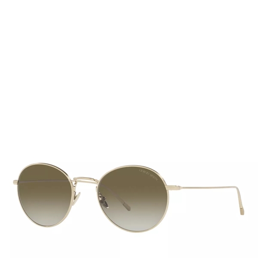 Giorgio Armani 0AR6125 Sunglasses Pale Gold Solglasögon