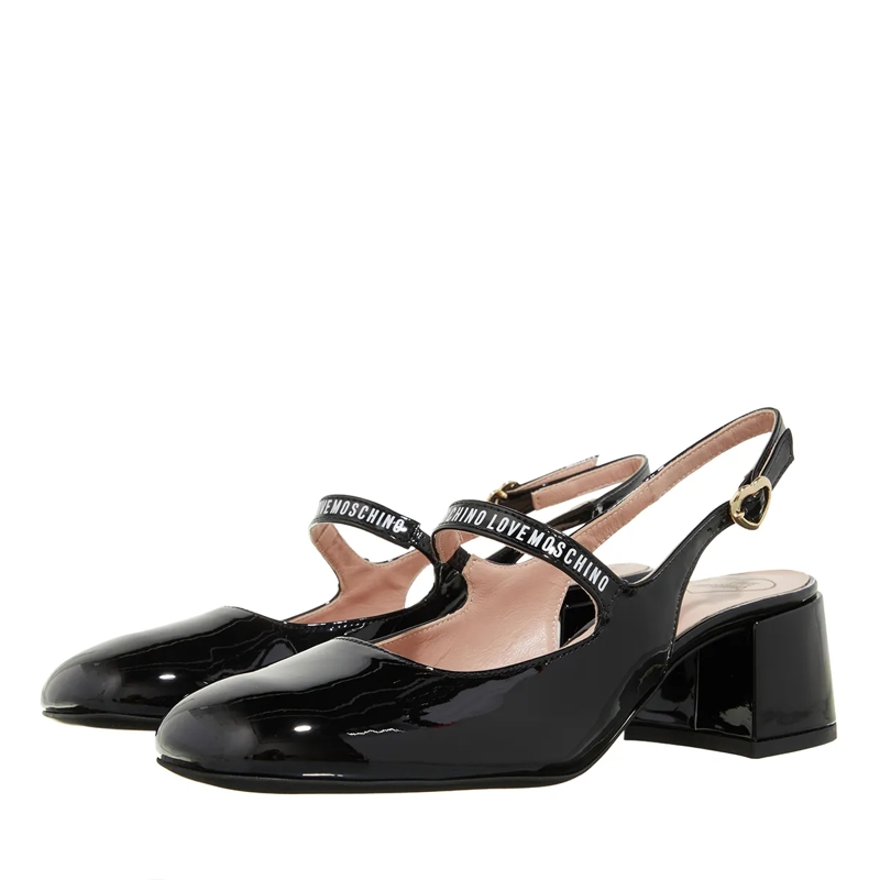 Love Moschino Ballerinas Mary Jane Scarpa Donna Nero