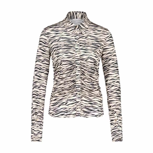 Patrizia Pepe Bluse Camicia im Zebra-Look 48104292712794 Braun 