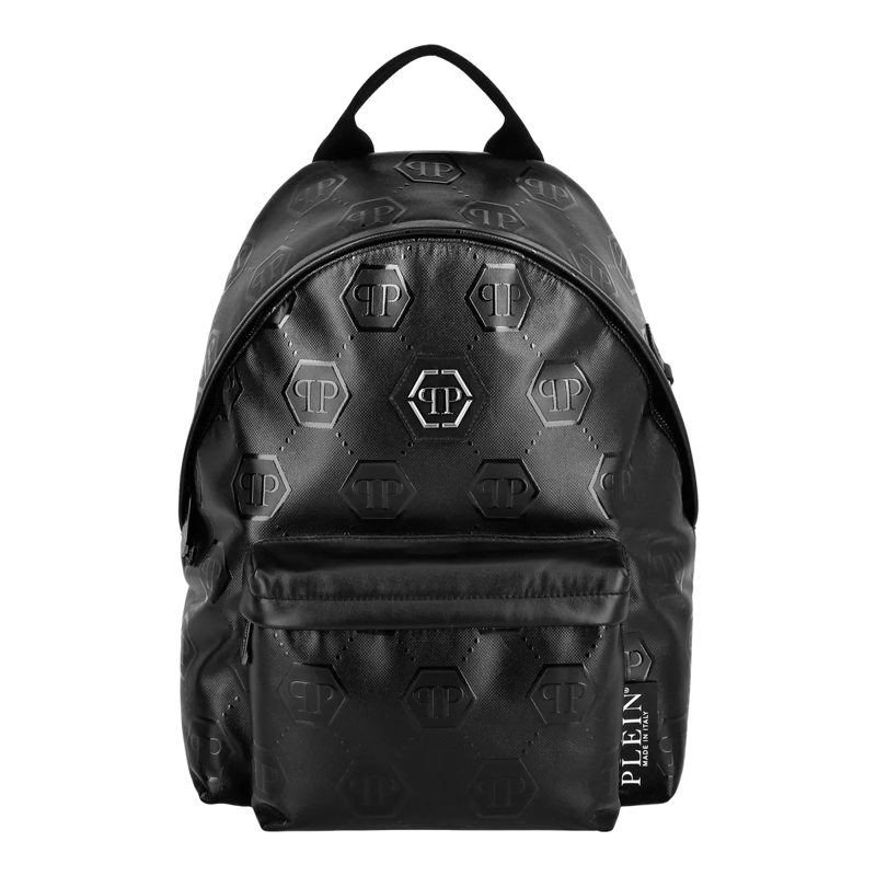 Philipp Plein Rucksack Rucksack Monogram schwarz