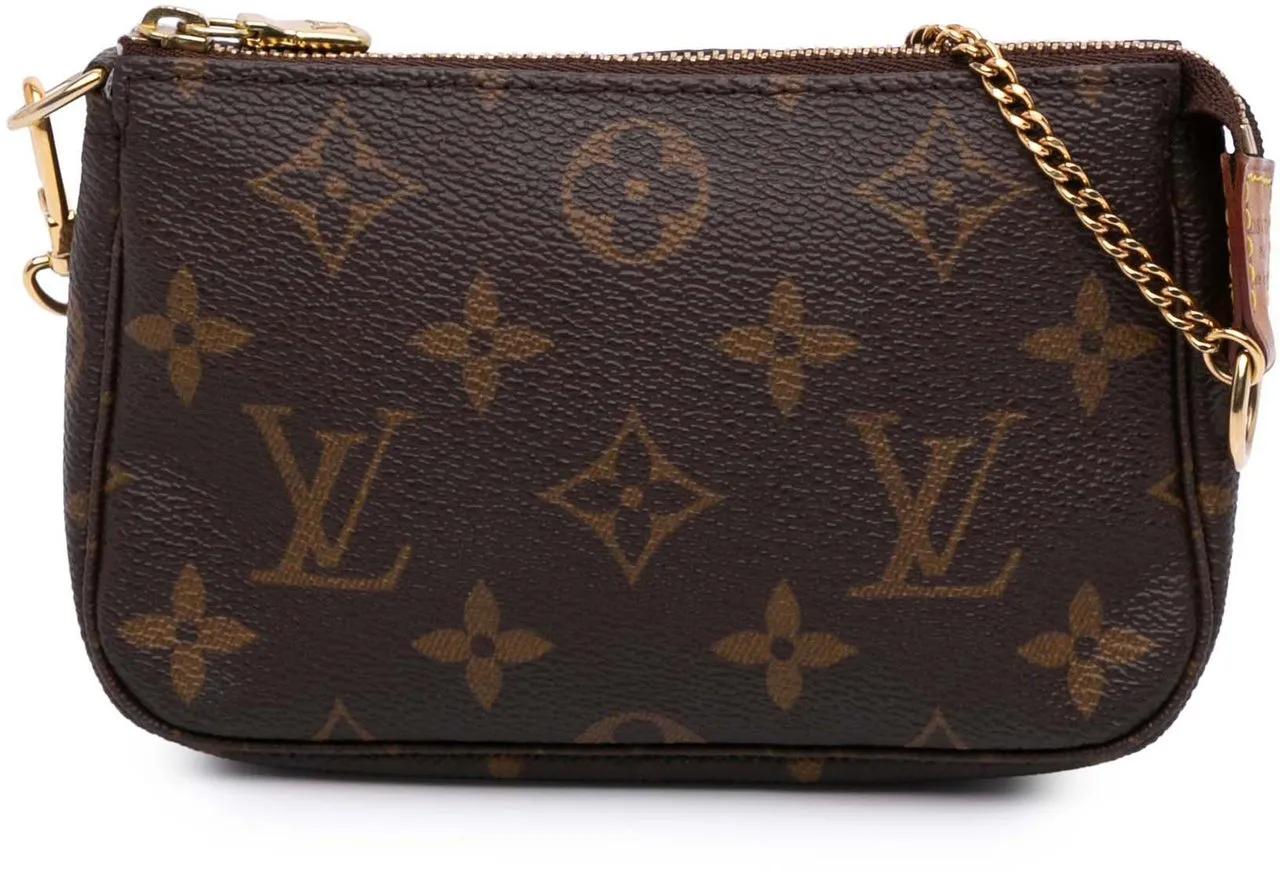 Louis Vuitton Crossbody Bags - Monogram Mini Pochette Accessoires - Gr. unisize - in Braun - für Damen