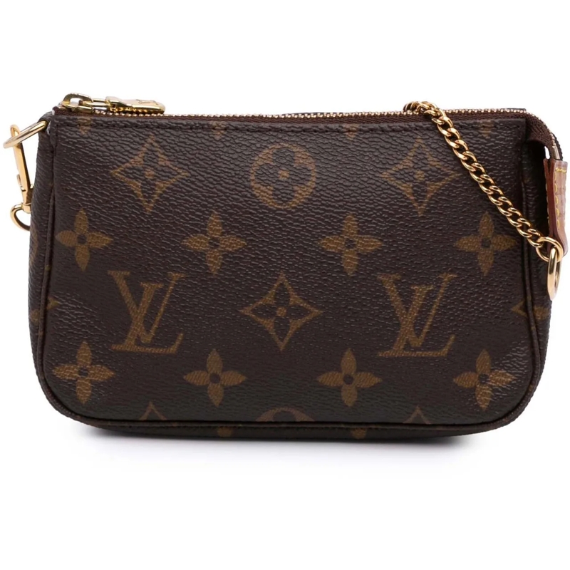 Louis Vuitton Fourre-tout Monogram Mini Pochette Accessoires braun