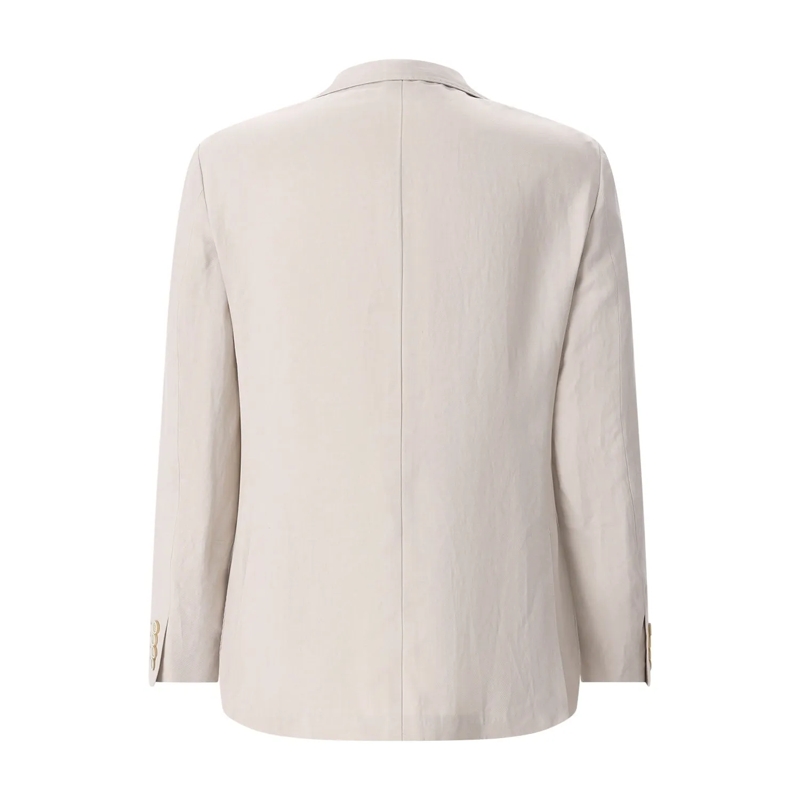 Eleventy Anzugjacke Sakko aus Leinenmix beige(Image 3)