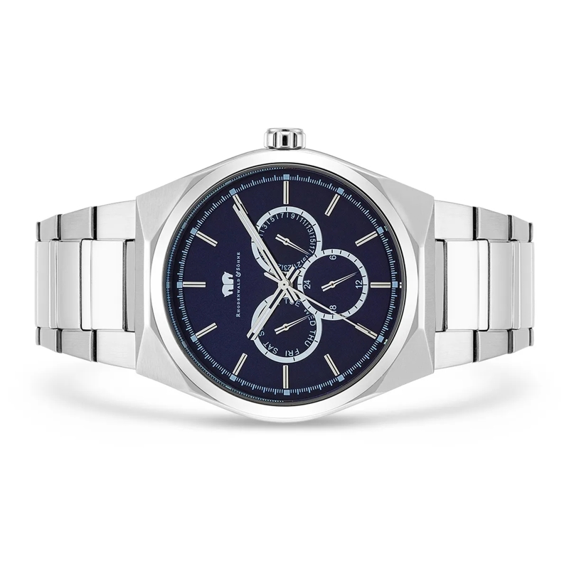 Rhodenwald & Söhne Automatikuhr Herren Armbanduhr Cooledge Edelstahl silber(Image 3)