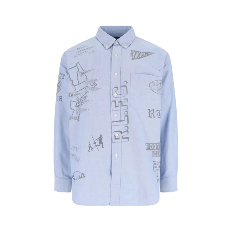 Polo Ralph Lauren Hemd "Big-Fit" Shirt Light Blue Blue