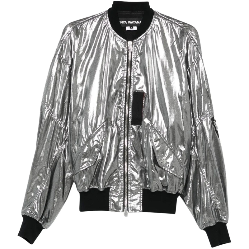 Junya Watanabe Übergangsjacke Coats Silver silber