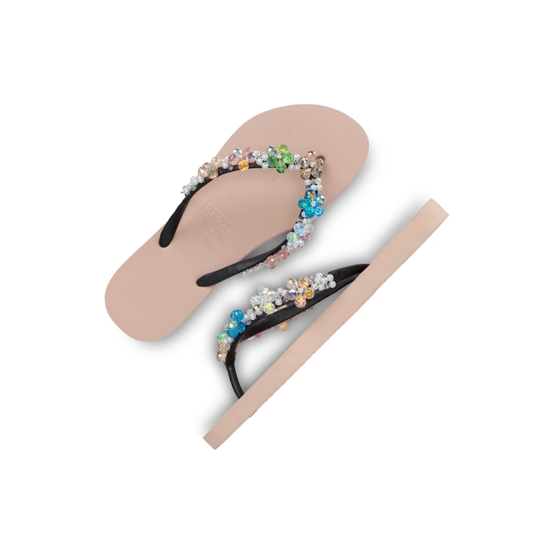 UZURII Flip Flops Zehentrenner Precious Colorful Bloom beige(Image 4)