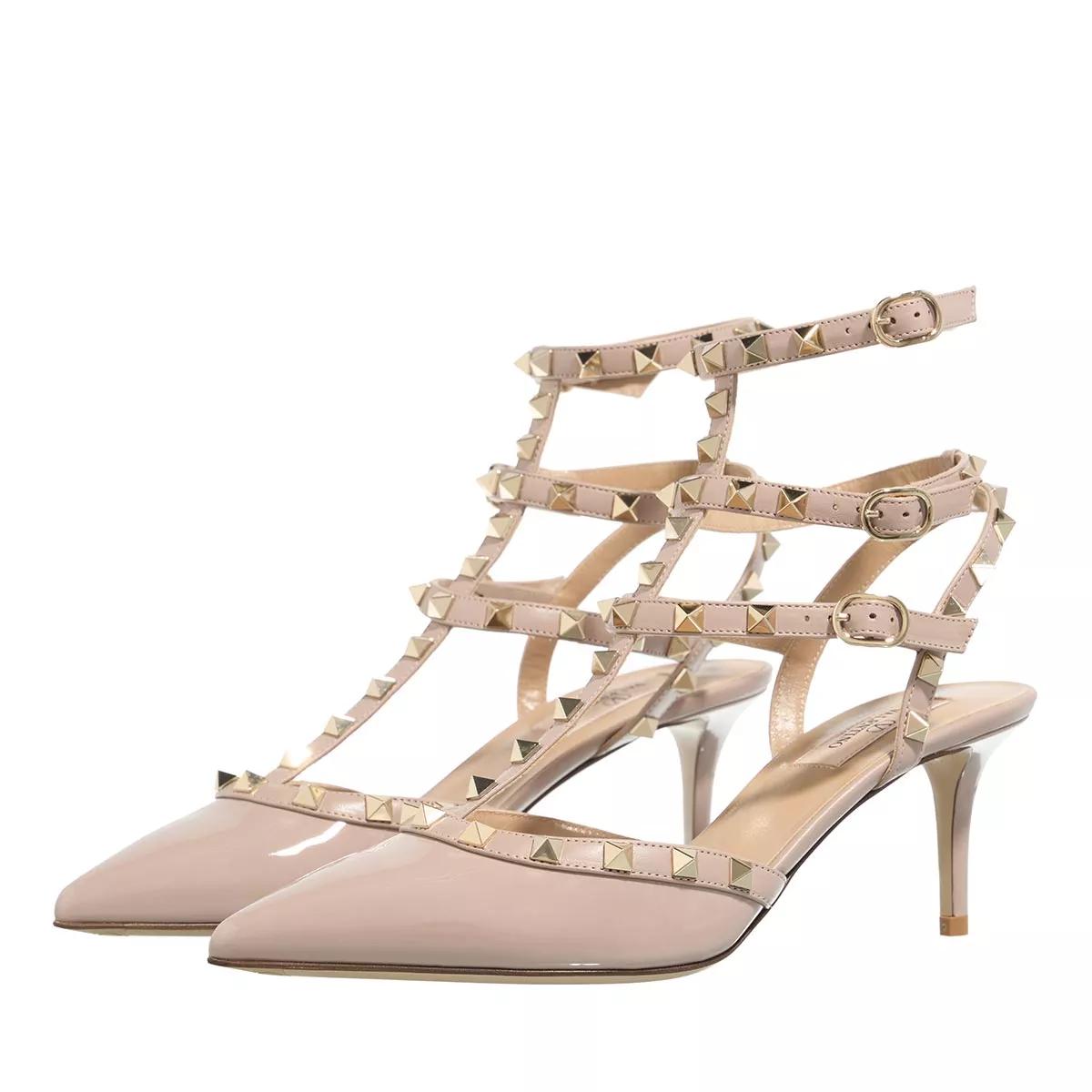 Valentino Garavani Pumps & High Heels - Rockstud Ankle Strap T.65 - Gr. 39 (EU) - in Beige - für Damen