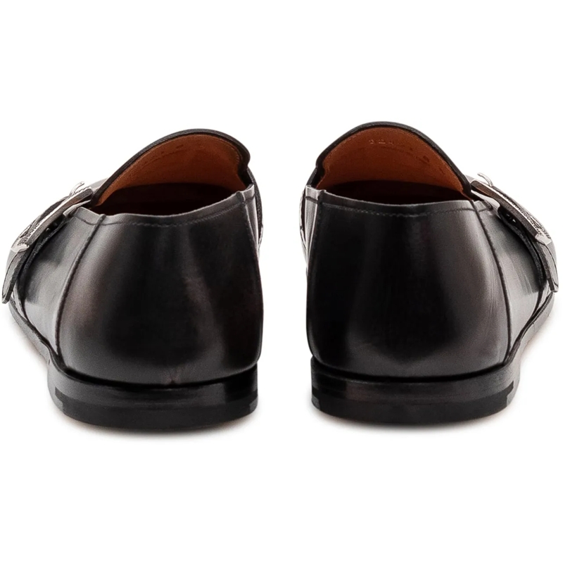 Premiata Mocassin Mocassino con Fibbia in Pelle schwarz(Image 3)
