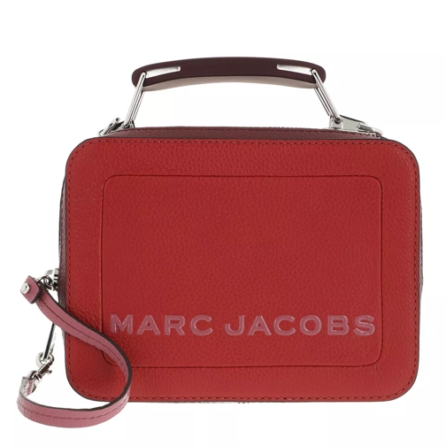 Marc Jacobs The Mini Box Bag Lipstick Red Axelremsväska
