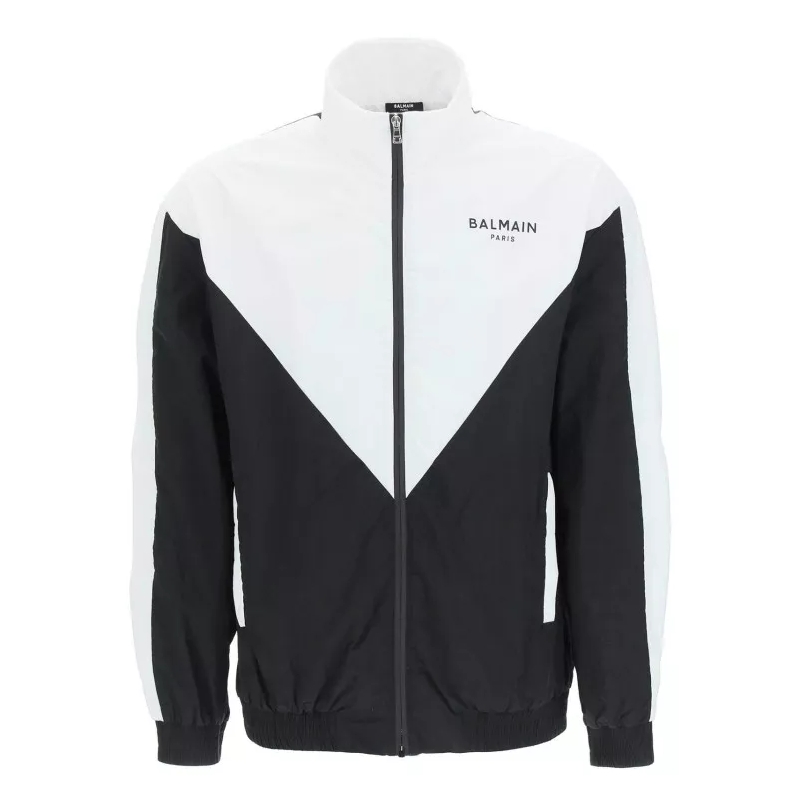 Balmain  Nylon Logo Jacket Black