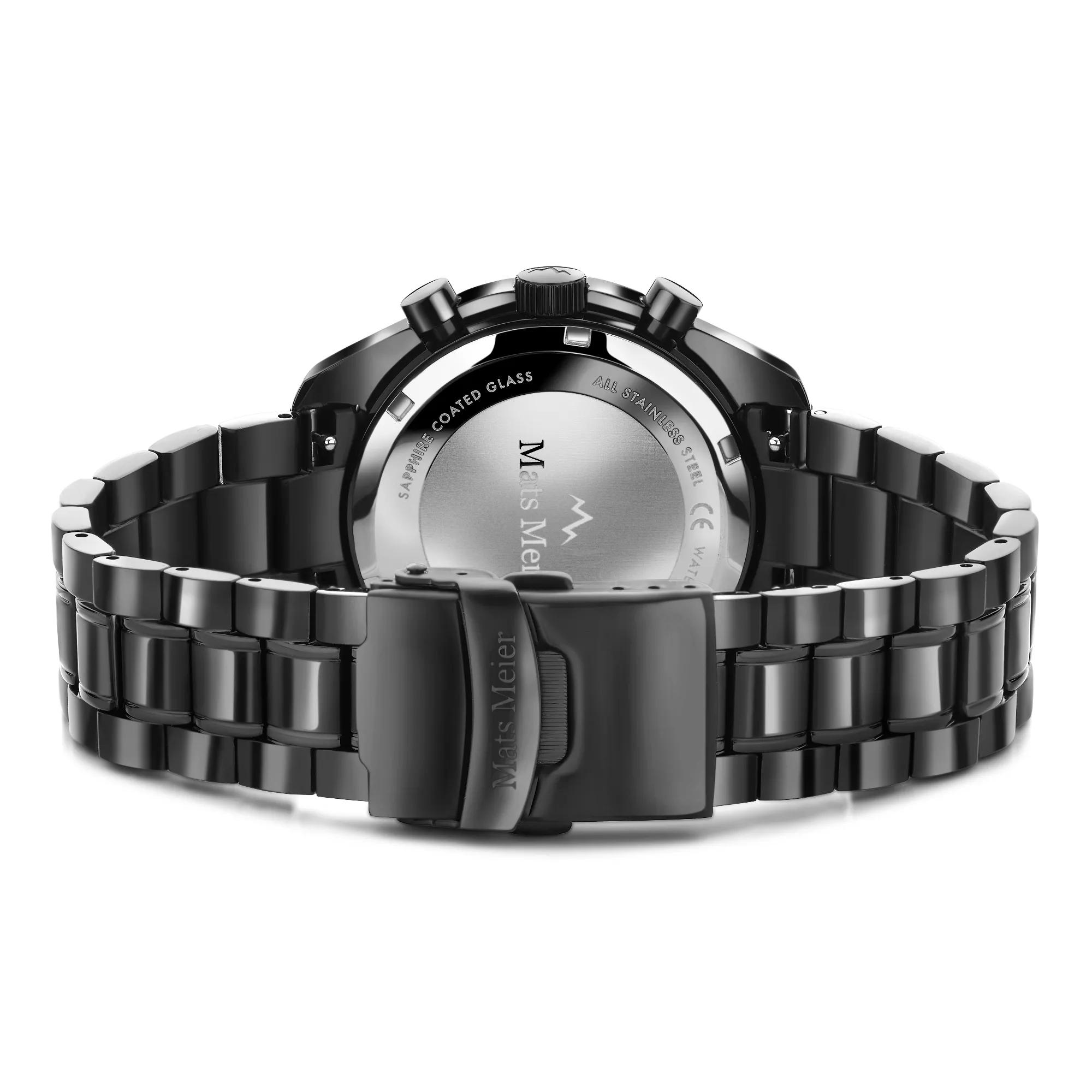 Thumbnail - Mats Meier Uhren - Arosa Racing Uhr - Gr. unisize - in Schwarz - für Damen