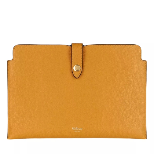 Mulberry Tech Pouch Leather Deep Amber Telefoontas