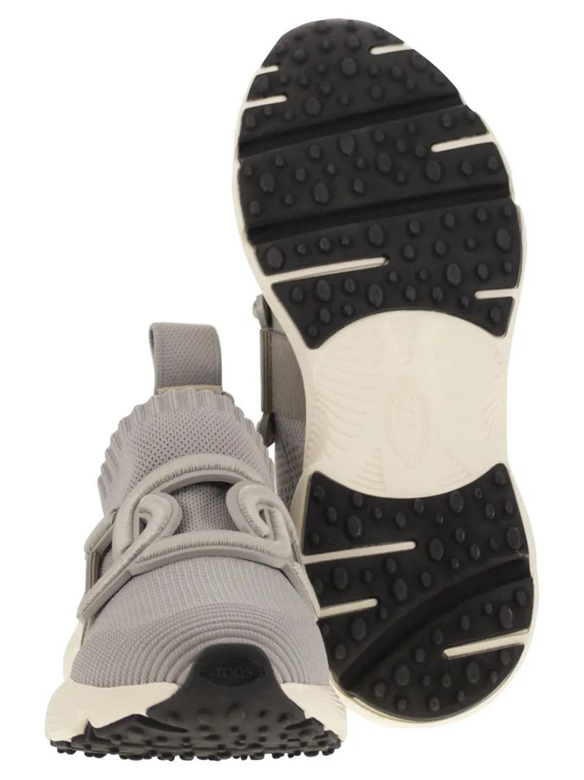 Thumbnail - Tod's Low-Top Sneaker - Kate Sneakers In Technical Fabric - Gr. 38,5 (EU) - in Grau - für Damen
