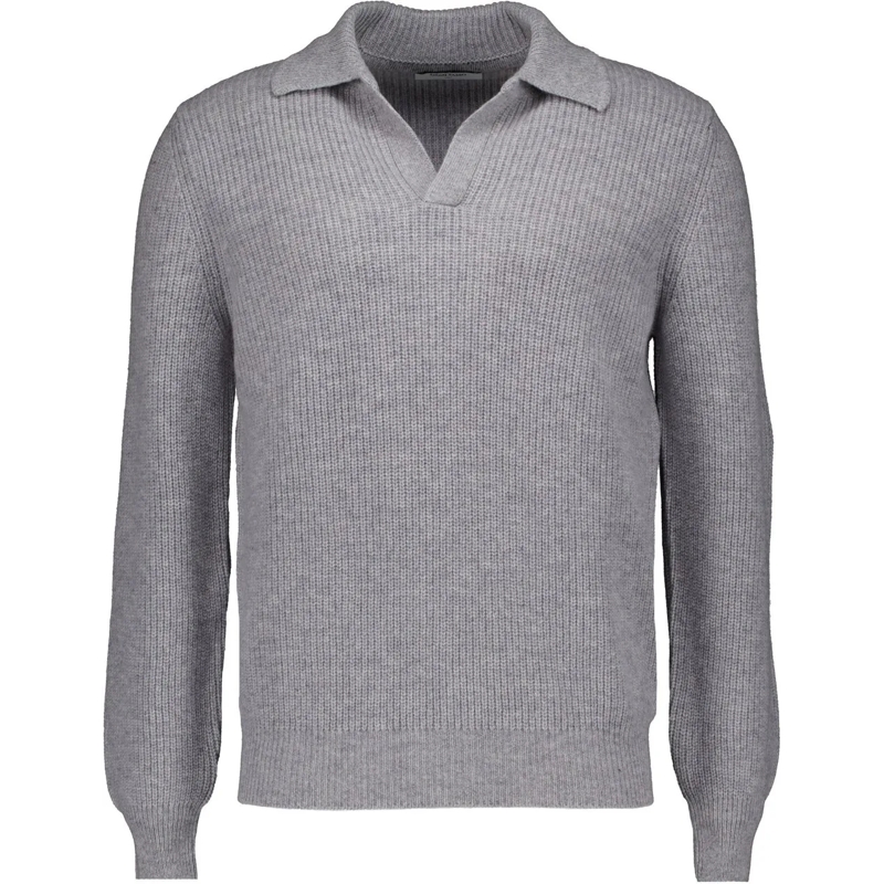 Gran Sasso Gilet Gran Sasso Trui Truien Lichtgrijs 23163/25067 grau