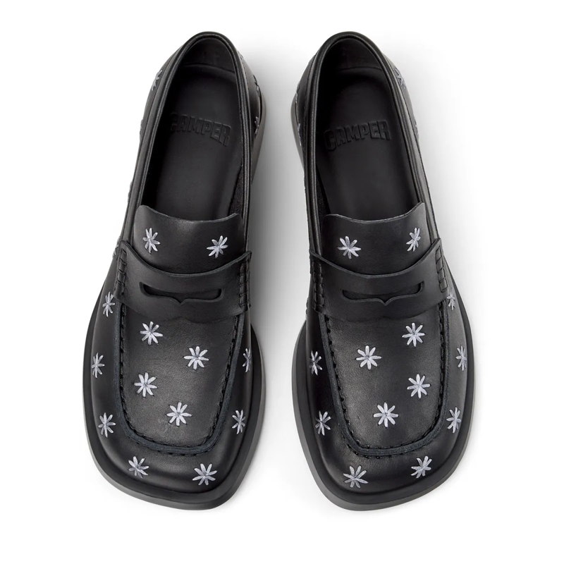 Camper Bootsschuhe Mokassins Donna schwarz(Image 5)