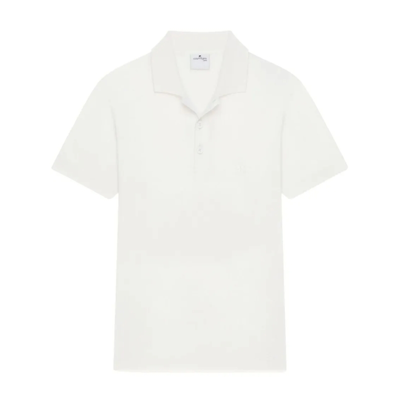Courrèges Polo shirt Classic Short-Sleeve Polo White