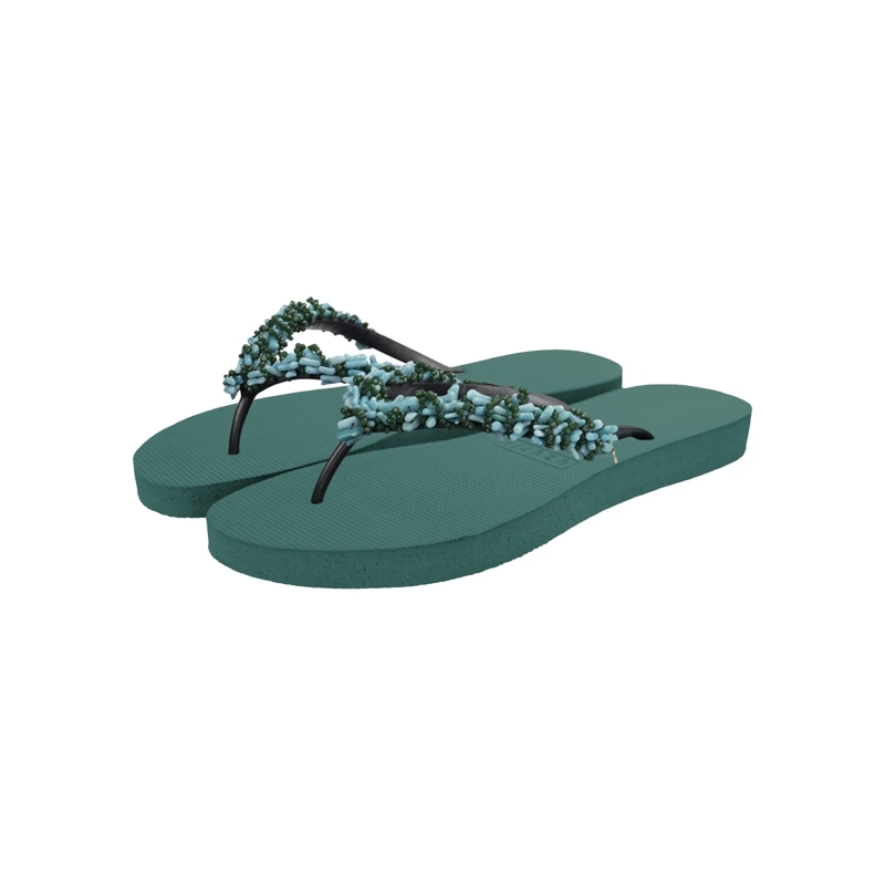 UZURII Flip Flops Zehentrenner Selena Diamond Silver natur(Image 2)