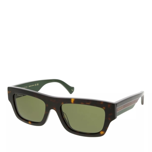Gucci GG1301S HAVANA-HAVANA-GREEN Solglasögon