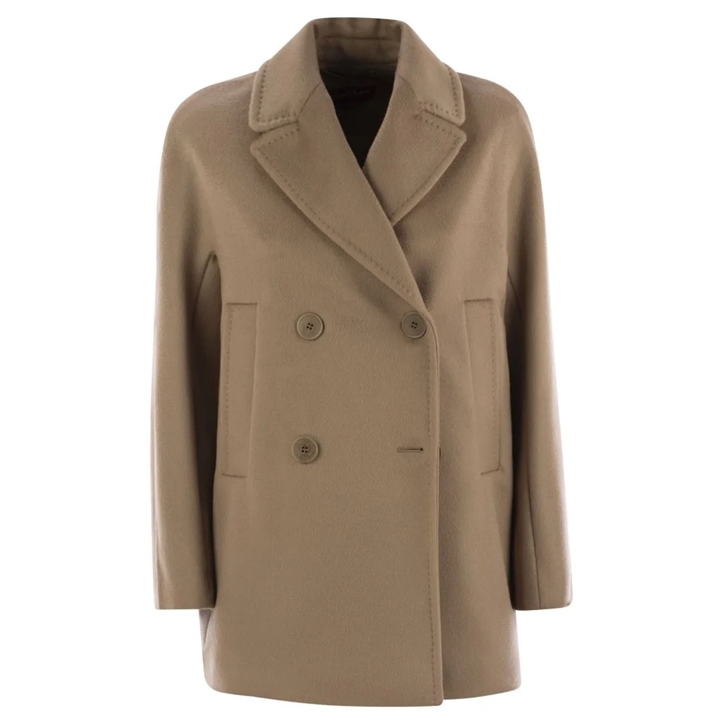 Max Mara Manteau d'hiver Sheree - Virgin Wool Caban Brown