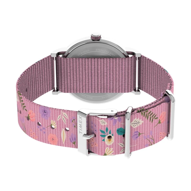 Timex Automatikuhr Analoge Uhr Timex Weekender X Peanuts In Bloom pink(Image 5)