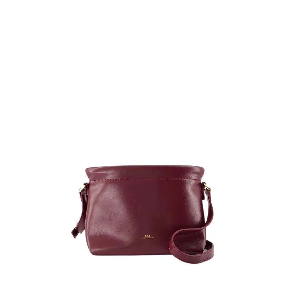 A.P.C. Shopper - Ninon Mini Crossbody - Synthetic - Burgundy - Gr. unisize - in Rot - für Damen