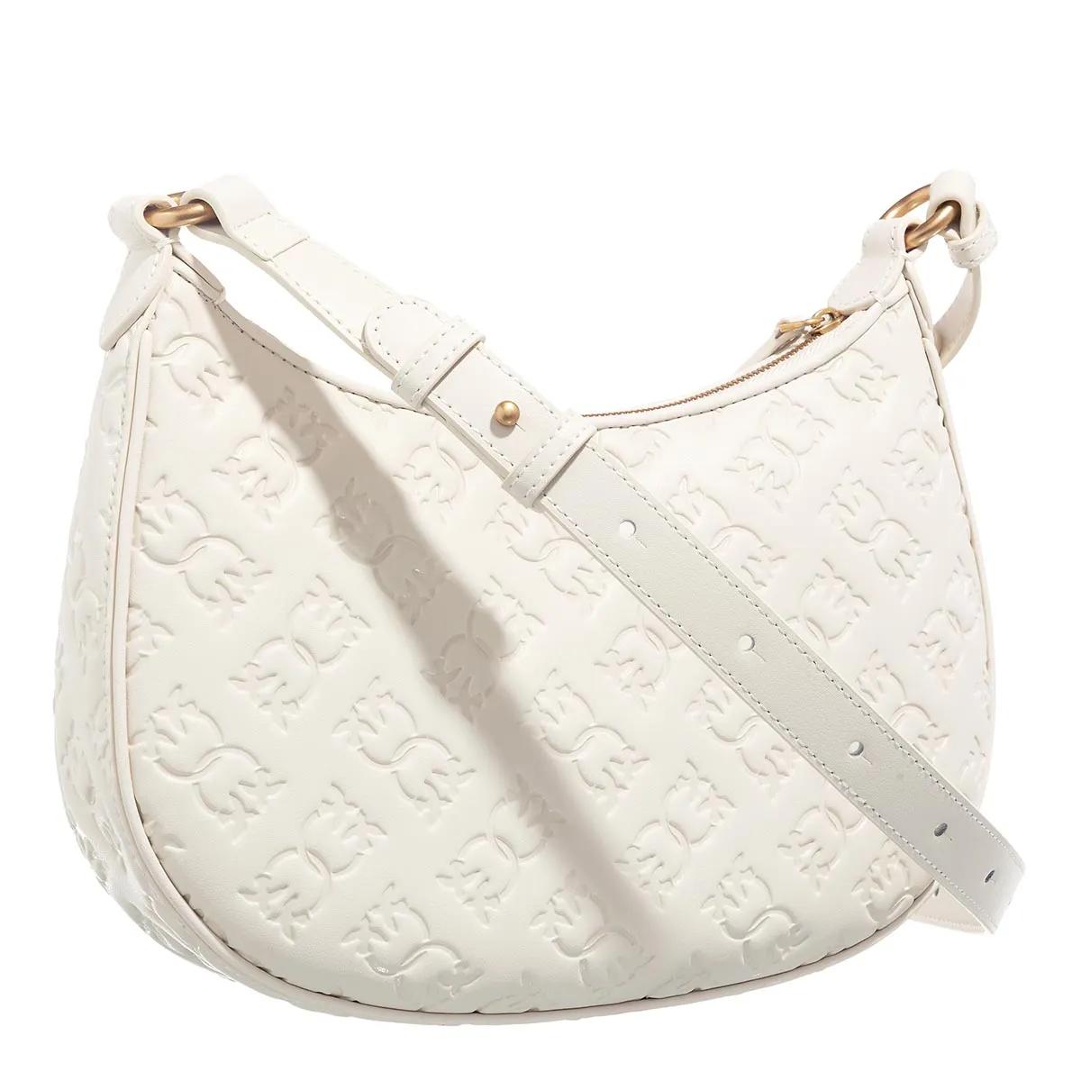 Pinko Pochettes Half Moon Mini Fl in wit