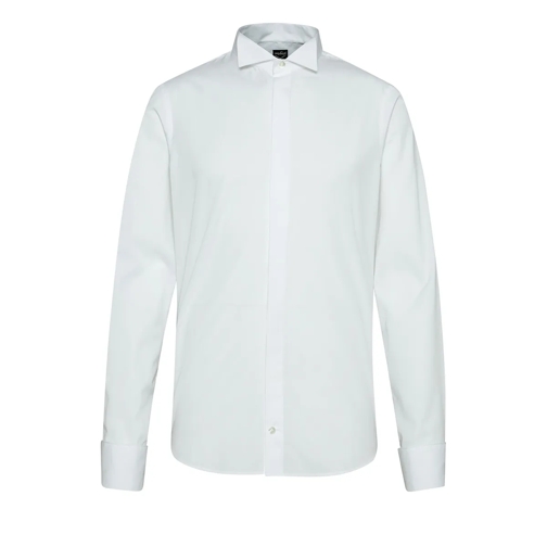 VAN LAACK Hemden Hemd Slim Fit Uni weiss