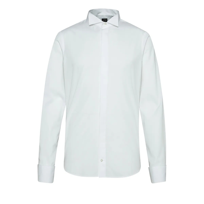 VAN LAACK Hemd Hemd Slim Fit Uni weiss
