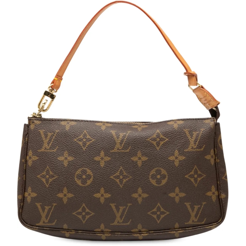 Louis Vuitton Schultertasche Monogram Pochette Accessoires braun