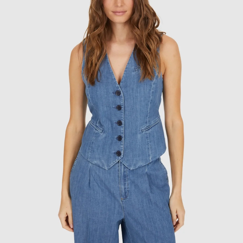 Marc Aurel Weste Jeansweste blau(Image 3)