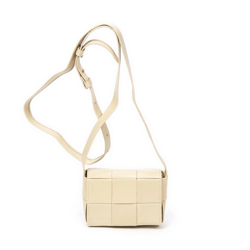 Bottega Veneta Crossbody Bag Mini Cassette Crossbody beige